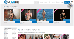 Desktop Screenshot of gaycamflirt.com